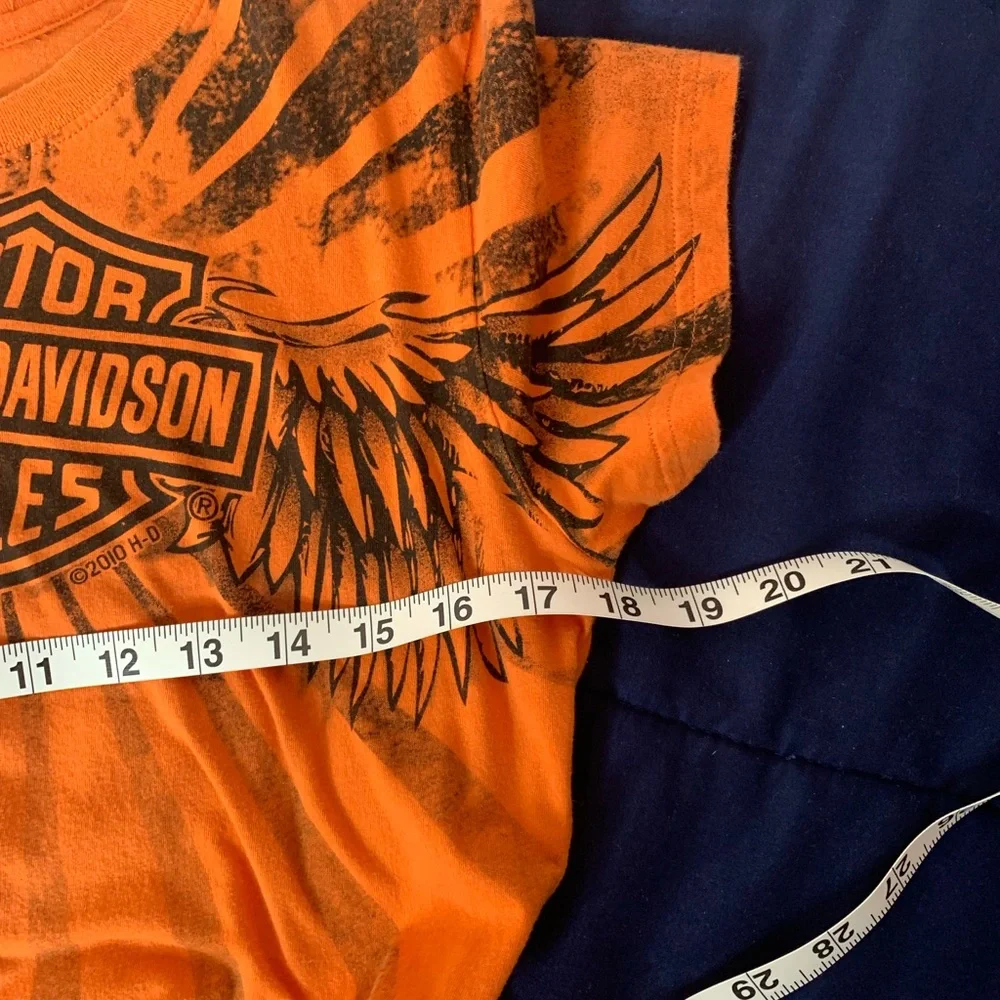 Harley Davidson women’s T-shirt short sleeve L Visalia California 2010 - Picture 7 of 8